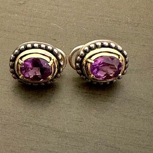 Gemstone Stud Earrings